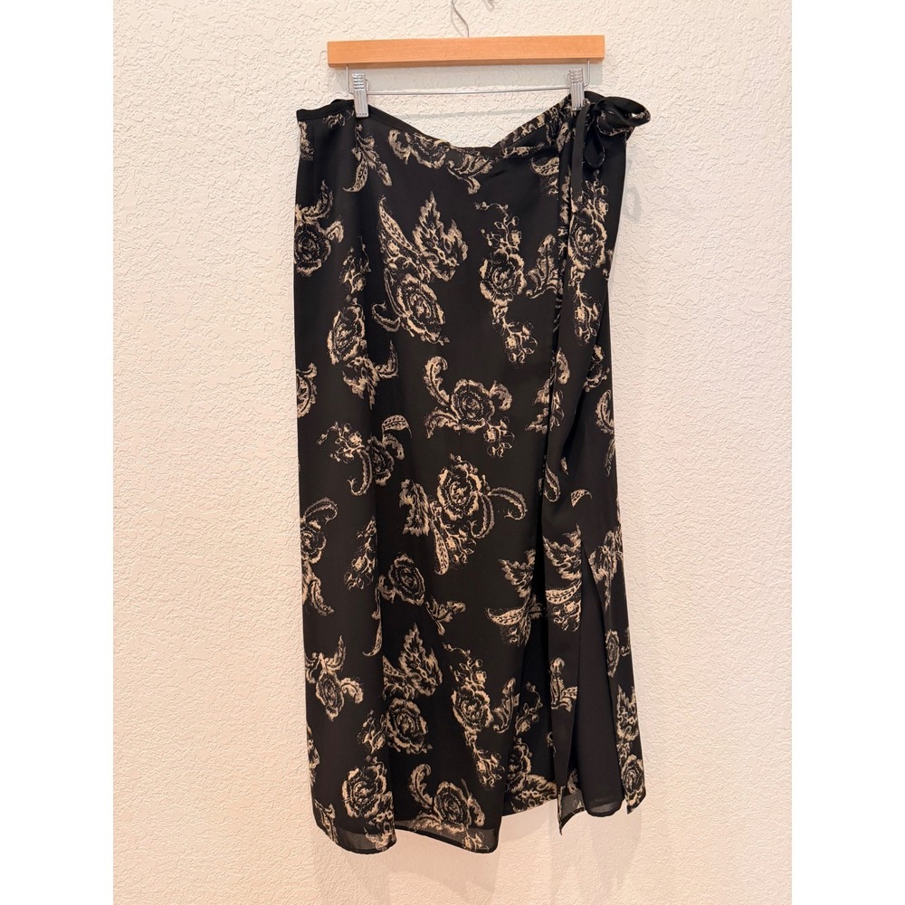 Jones New York Country Vintage 2 Piece Floral Wrap Skirt Set 16 Cottagecore 90's - Picture 6 of 11